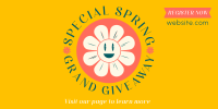 Spring Giveaway Twitter post Image Preview