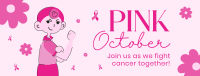 Pink October Facebook Cover Design