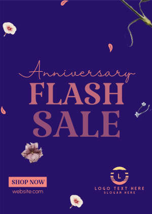 Anniversary Flash Sale Flyer Image Preview