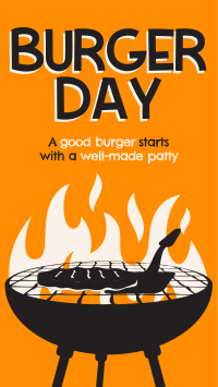 Grilled to Perfection Facebook Story Design