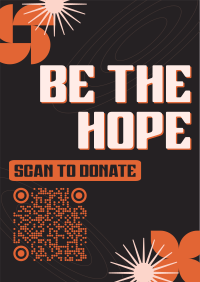 Modern Agnostic Donation Poster Design