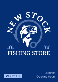 Fishing Store Poster Design