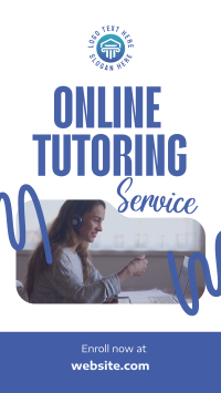 Online Tutoring Service YouTube short Image Preview