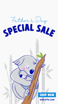 Father's Day Koala Sale YouTube Short Design