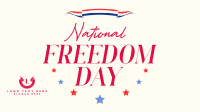 National Freedom Day Animation Design