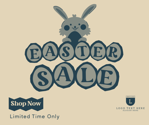 Easter Bunny Promo Facebook Post Design