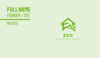 Eco Financial House Business Card Image Preview