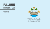 Beach Resort Island  Business Card Image Preview