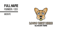 Happy Cartoon Kangaroo Business Card Image Preview