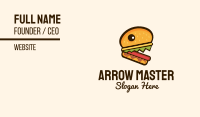 Hamburger Burger Monster Business Card Image Preview