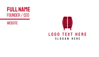 Barrel Cabinet Business Card Preview