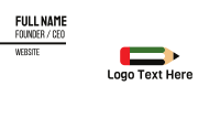 United Arab Emirates Pencil Business Card Image Preview