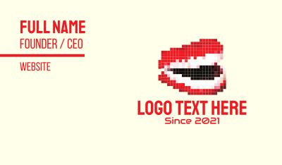 Pixel Mouth Orthodontist  Business Card Image Preview