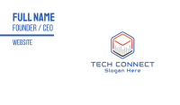 Tech Cube Statistics Business Card Image Preview