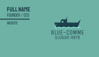 Blue Dog Swimming Business Card Image Preview