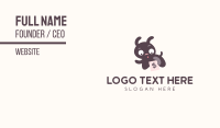 Shocked Dog Money Business Card Preview