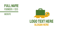 Briefcase Luggage Bag Turtle Business Card Image Preview