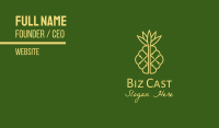 Yellow Pineapple Fruit  Business Card Image Preview