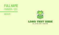 Cute Green Monster Business Card Image Preview