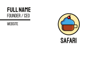 Cloud Coffee Mug Business Card Image Preview