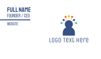 Pin Head Person Business Card Image Preview