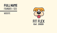 Cute Puppy Dog Business Card Design