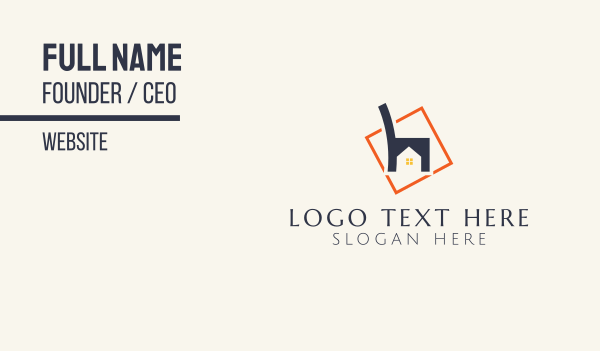 Furniture House Letter H Business Card Design Image Preview