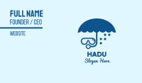 Umbrella Diver Business Card Image Preview