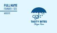Umbrella Diver Business Card Image Preview