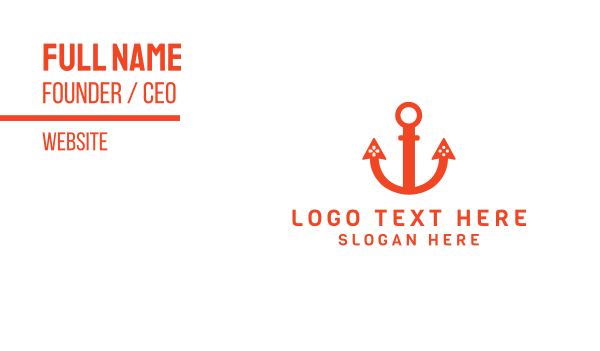 Anchor Game Controller Business Card Design Image Preview