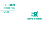 Blue Rush Business Card Image Preview