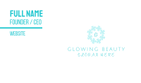 Snowflake Lettermark Business Card Image Preview