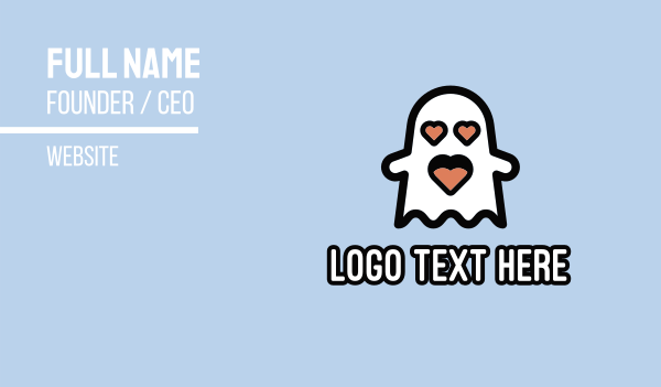 Love Ghost Business Card Design Image Preview