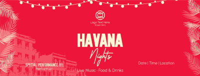 Havana Nights Facebook cover Image Preview