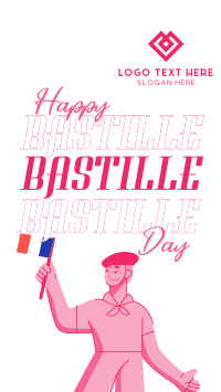 Hey Hey It's Bastille Day TikTok video Image Preview