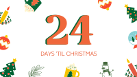 Quirky Christmas Countdown Facebook event cover Image Preview