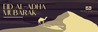 Eid Adha Camel Twitter Header Image Preview