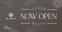 Vegan Menu Facebook Ad Image Preview