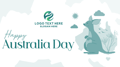 Kangaroo Australia Day Facebook event cover Image Preview