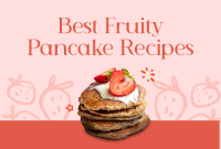Strawberry Pancakes Pinterest Cover