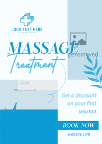 Relaxing Massage Treatment Poster Preview