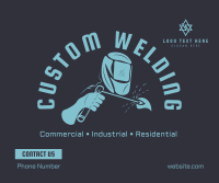 Custom Welding Works Facebook Post Design