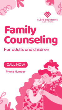 Quirky Family Counseling Service TikTok Video Design