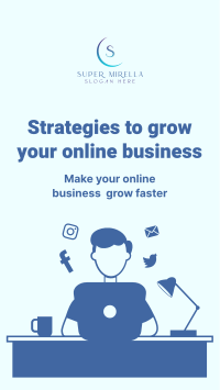 Growing Online Business Facebook Story Image Preview