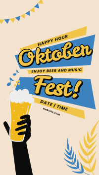 Oktoberfest Beer Promo YouTube Short Image Preview