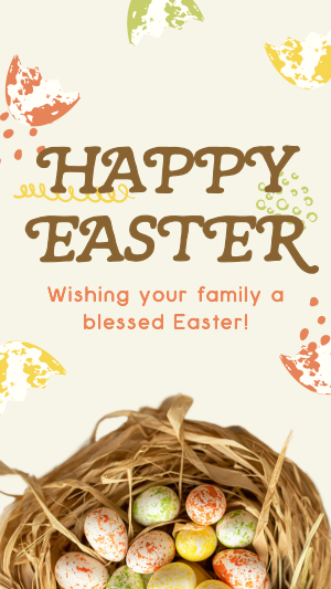Easter Sunday Greeting Instagram reel Image Preview