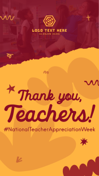 Teacher Week Greeting YouTube short Image Preview