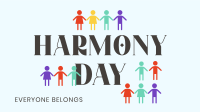 People Harmony Day Facebook Event Cover Design