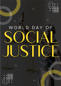 Social Justice Day Poster Image Preview