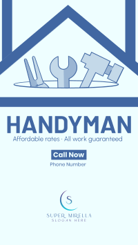 Handyman Repairs Facebook Story Image Preview